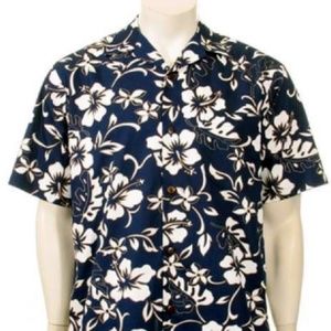 Hilo Hattie Hibiscus Hawaiian Shirt (Made in Hawaii)